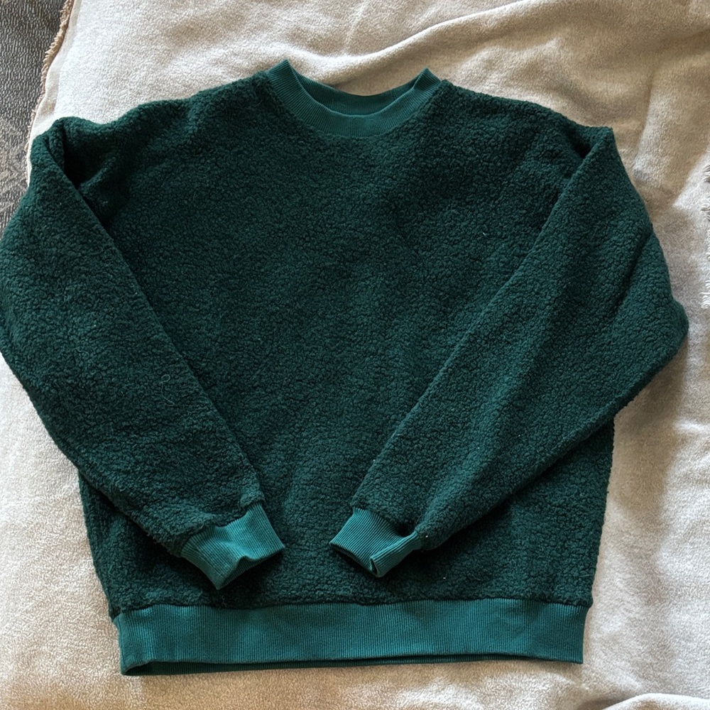 Outdoor Voices Forest Green Crewneck Sweater